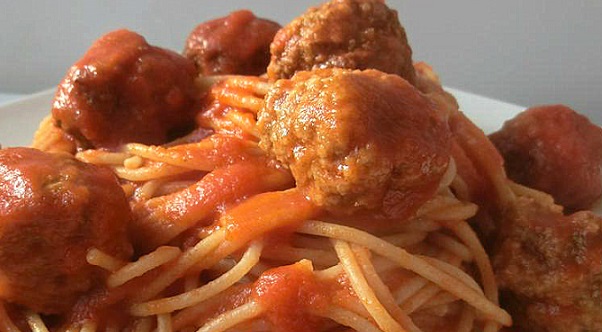 pasta-polpette pasta con polpette