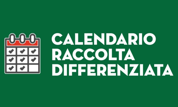 illustrativa calendario raccolta differenziata
